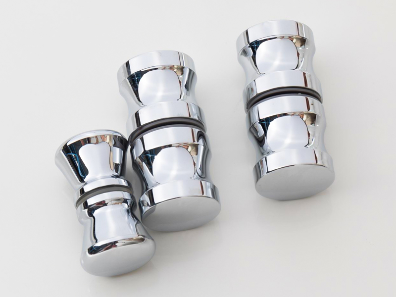 1H staklena vrata za kupaonicu, plastična okrugla ručka