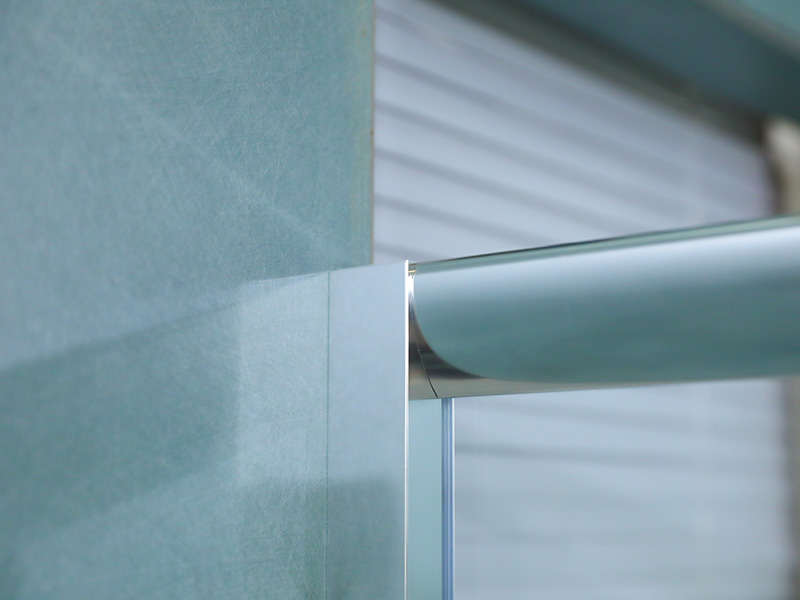 RE kromirani aluminijski okvir od kaljenog stakla četvrtasta klizna tuš kabina s kadom RE kromirani aluminijski okvir od kaljenog stakla četvrtasta klizna tuš kabina s kadom