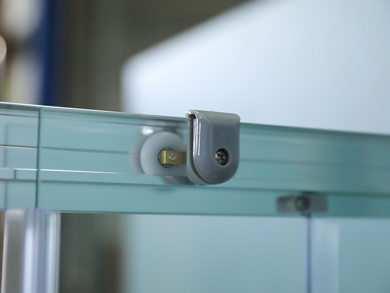 RE kromirani aluminijski okvir od kaljenog stakla četvrtasta klizna tuš kabina s kadom RE kromirani aluminijski okvir od kaljenog stakla četvrtasta klizna tuš kabina s kadom